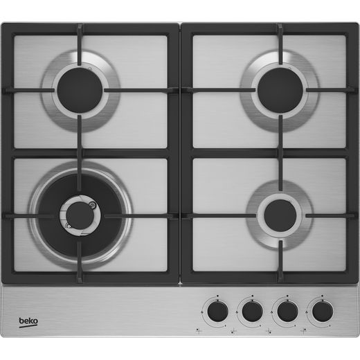 Beko HIAW64225SX Built In Gas Hob - Stainless Steel