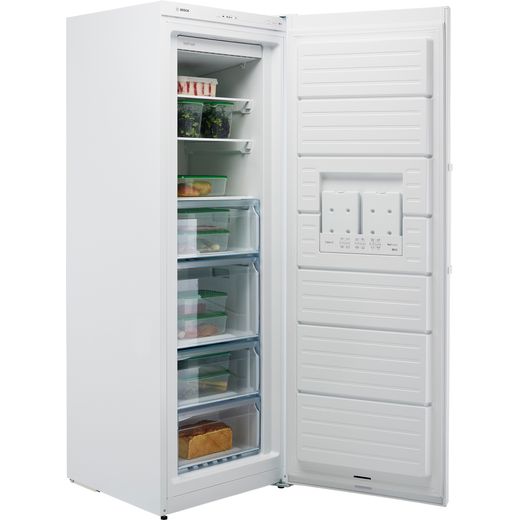 Bosch Serie 4 Frost Free Upright Freezer - White