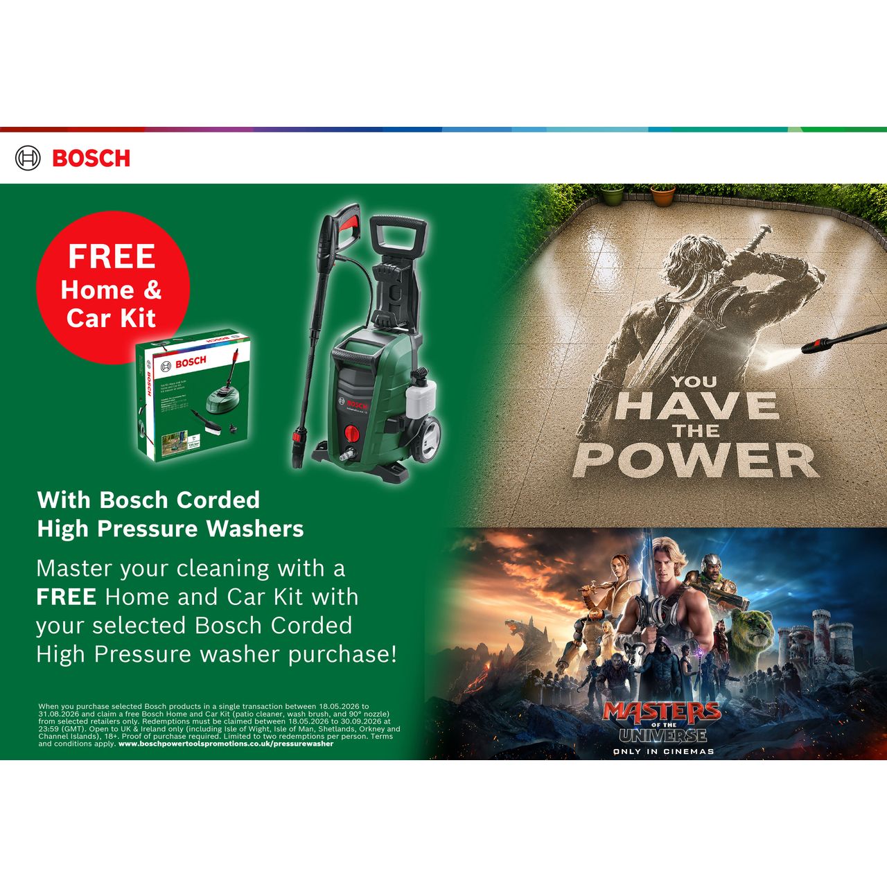 Bosch EasyAquatak pressure washer | 0.600.8A7.F70 | ao.com