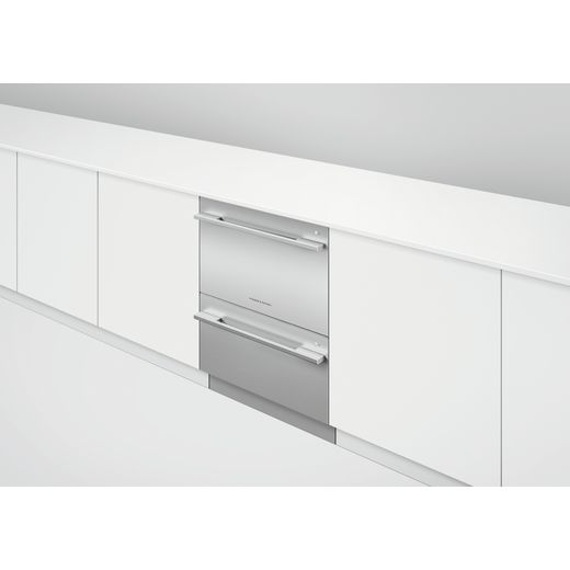 Fisher & Paykel Double DishDrawer™ Fully Integrated Standard Dishwasher - Stainless Steel - Dishwasher in kitchen