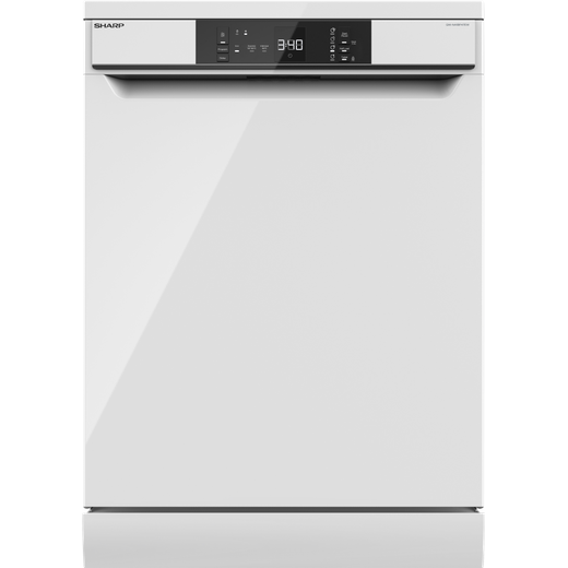 Sharp QW-NA1BF47EW-EN Standard Dishwasher - White - E Rated