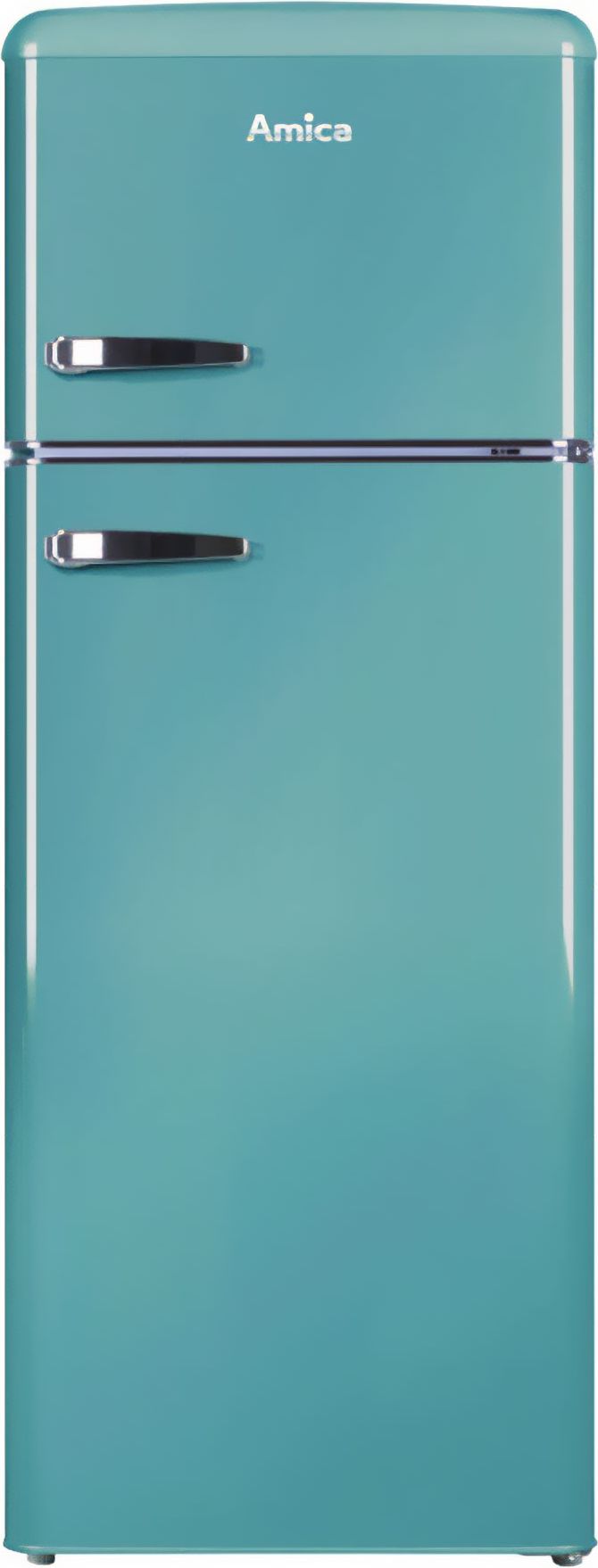 Amica FDR2213DB/1 Fridge Freezer - Blue - 208L Total Capacity