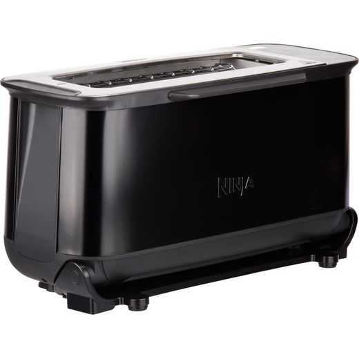 Ninja Foodi 3-in-1 Toaster, Grill & Panini Press ST200UK - Black - Up right perspective