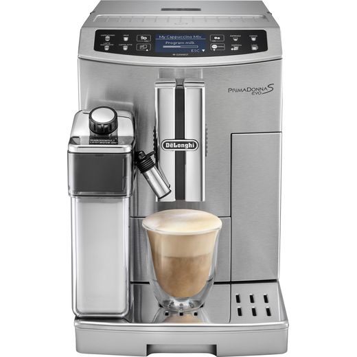 De'Longhi PrimaDonna Evo ECAM510.55.M Wifi Connected Bean to Cup Coffee Machine - Stainless Steel