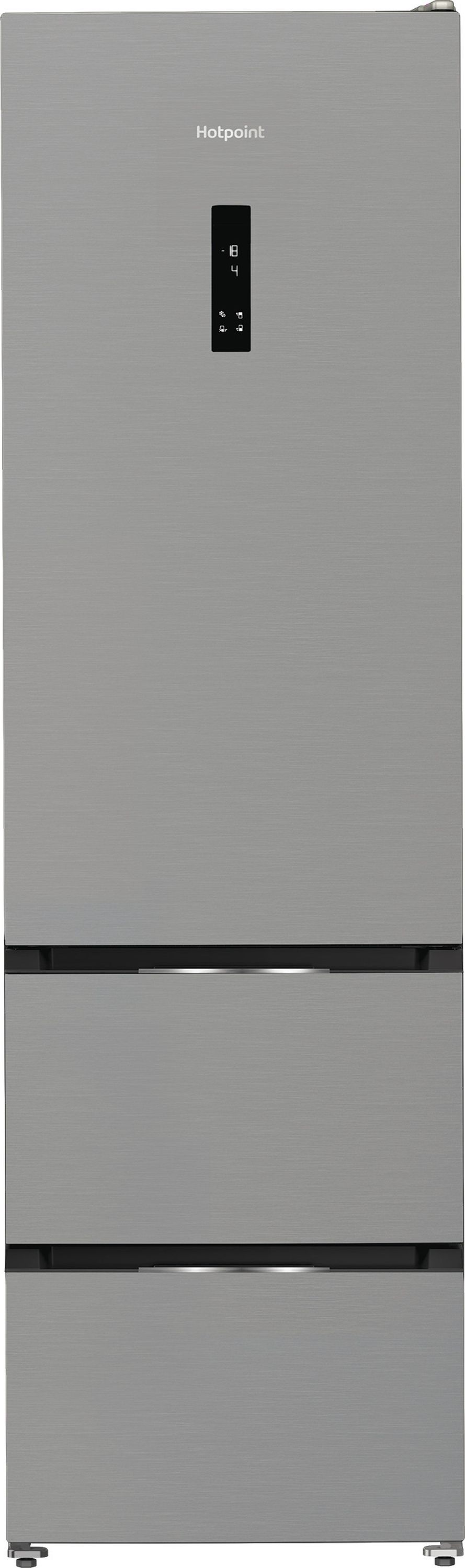Hotpoint Fridge Freezer - Dual No Frost - 351L - Silver