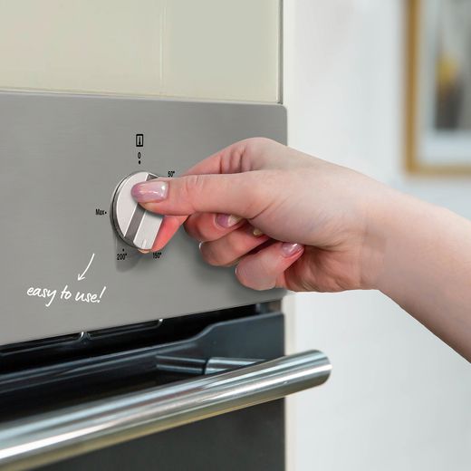 Russell Hobbs RHFEO7004SS/02 Built In Electric Single Oven - Stainless Steel - Annotation - easy to use