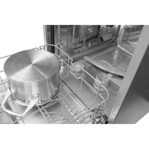 CDA Integrated Slimline Dishwasher - Black Control Panel - Internal shot