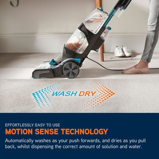 Vax Platinum Smartwash Pet-Design CDCW-SWXP Carpet Cleaner - Annotation - motion sense tech shot