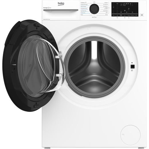 Beko 8Kg / 5Kg Washer Dryer - White - Door open