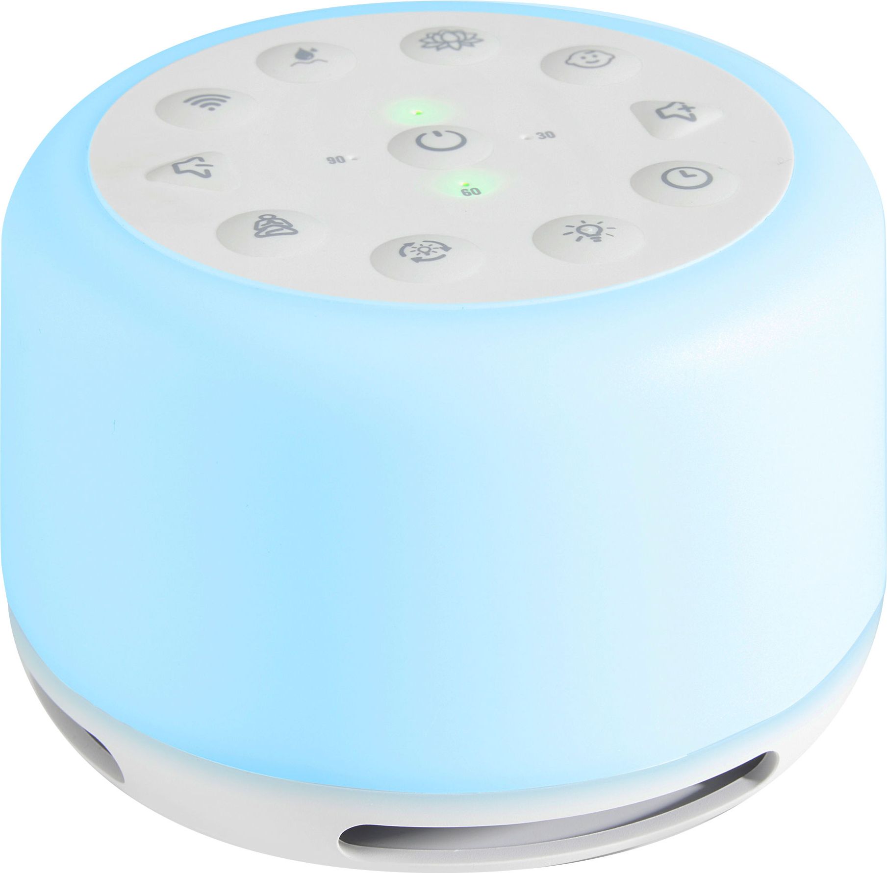 Homedics Relax Sound Machine - White - 14 Natural Sounds - Bluetooth - USB-C Rechargeable