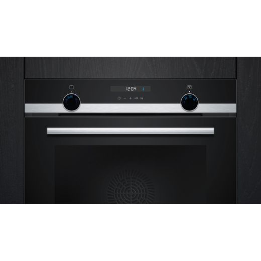 Siemens IQ-500 Built In Electric Single Oven - Stainless Steel - Control panel shot