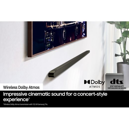 Samsung HW-S700D Bluetooth 3.1 Soundbar - Titan Black - Annotation - Wireless Dolby Atmos