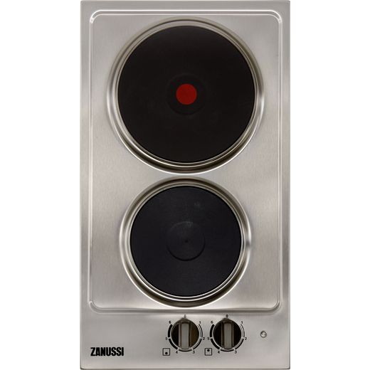 Zanussi ZEE3922IXA 29cm Solid Plate Hob - Stainless Steel