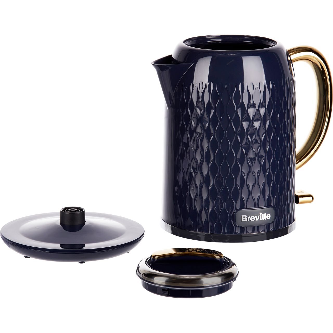 navy gold kettle