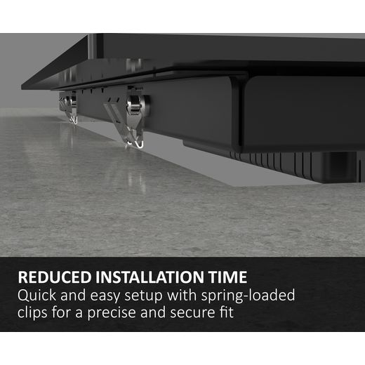 Haier HAMTB86IRCS 80cm Induction Hob - Black - Annotation -  Easy install shot