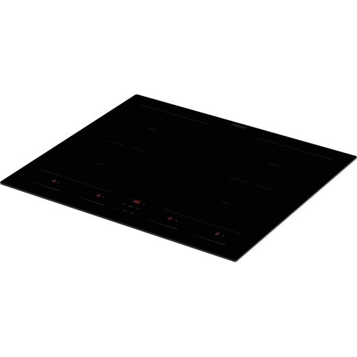 Haier Series 2 HAIDFS64MCAR 59cm Induction Hob - Black Glass - Left perspective