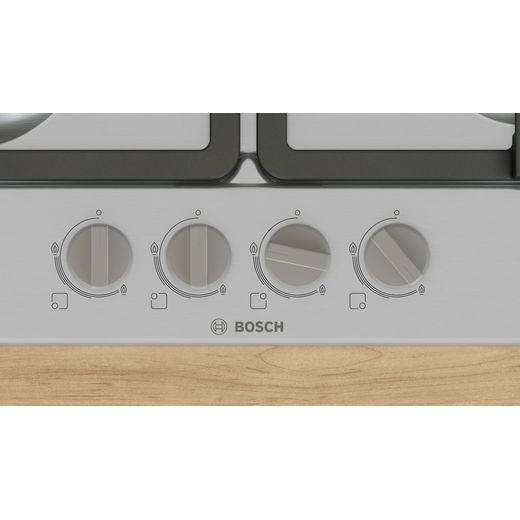 NEFF PGP6B5K90 Gas Hob Stainless Steel - Control panel shot