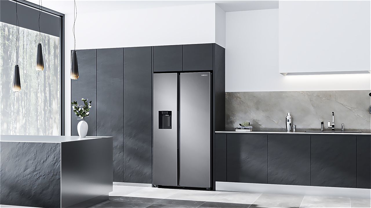 Samsung fridge 2024 freezer grey