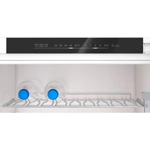 NEFF KI7962FD0G 194cm Integrated Frost Free Fridge Freezer with Fixed Door Hinge - White - Control panel