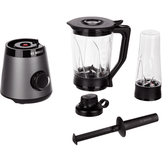 Bosch Serie 4 VitaPower MMB6174SG 1.5 Litre Blender with 2 Accessories - Silver