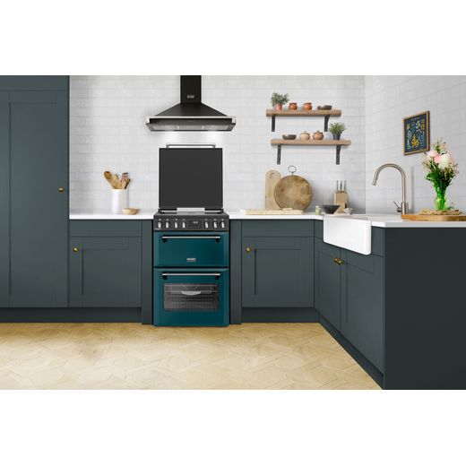 Stoves Richmond DX MRA 60Ei RTY 60cm Electric Cooker with Induction Hob - Deep Marine - Cooker in kitchen
