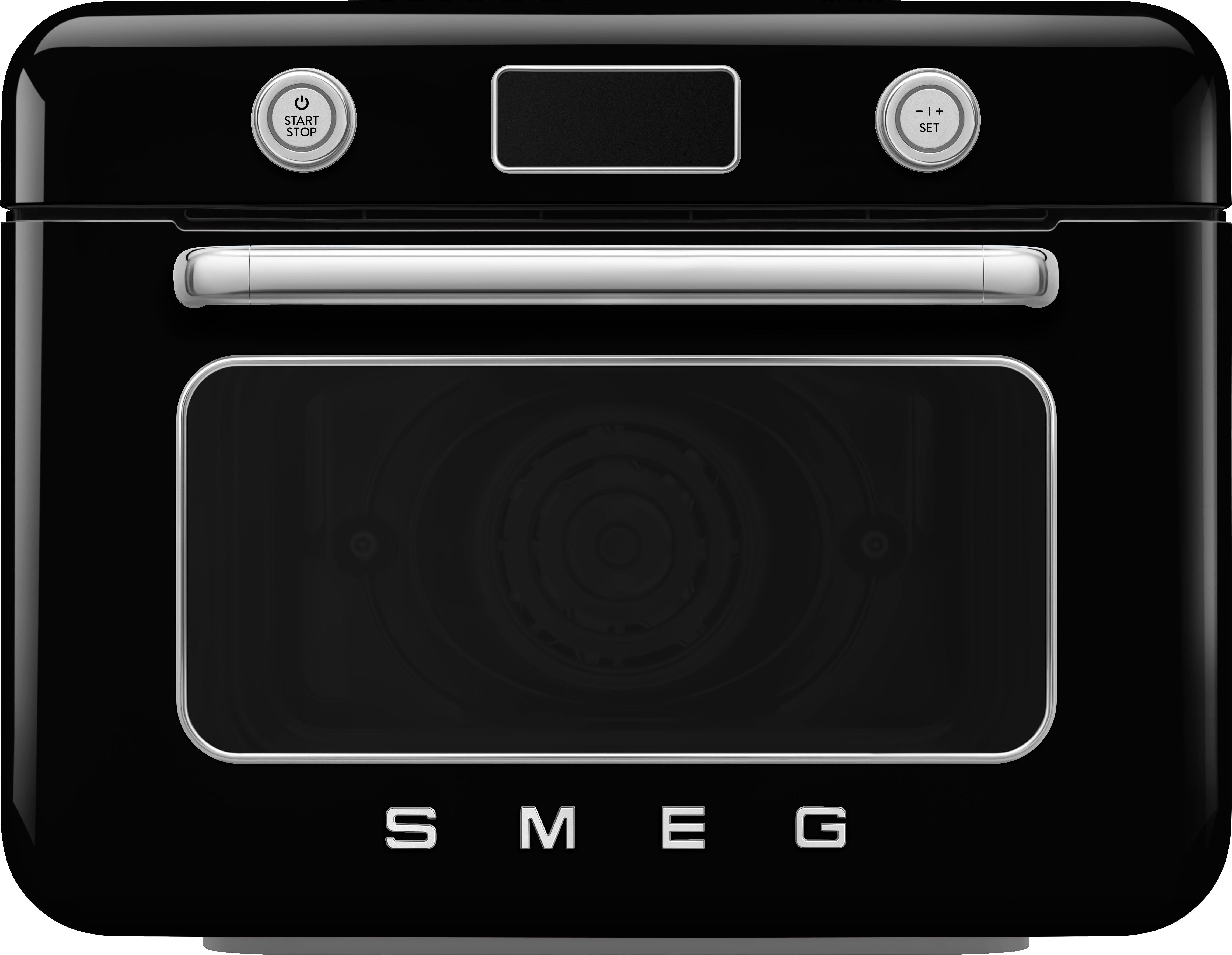Smeg COF01BLUK Mini Oven - Black - 30L Capacity - 1800W