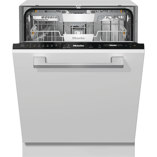 Miele G7472SCVi Wifi Connected Fully Integrated Standard Dishwasher - Black Control Panel with Fixed Door Fixing Kit - A Rated
