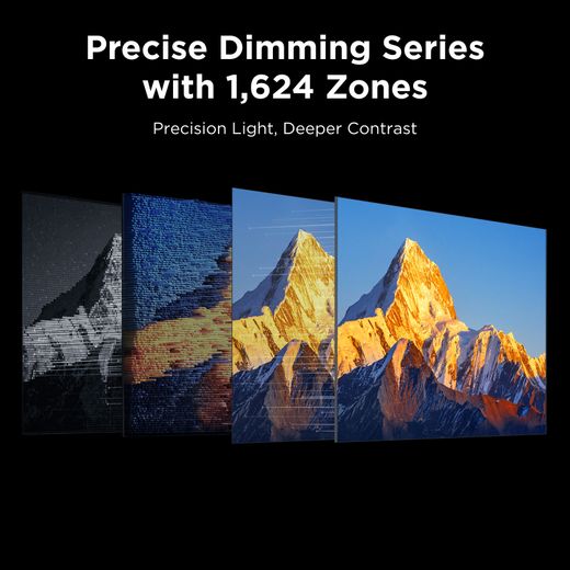 TCL C7L 85" 4K Ultra HD MiniLED Smart Google TV - Annotation - dimming