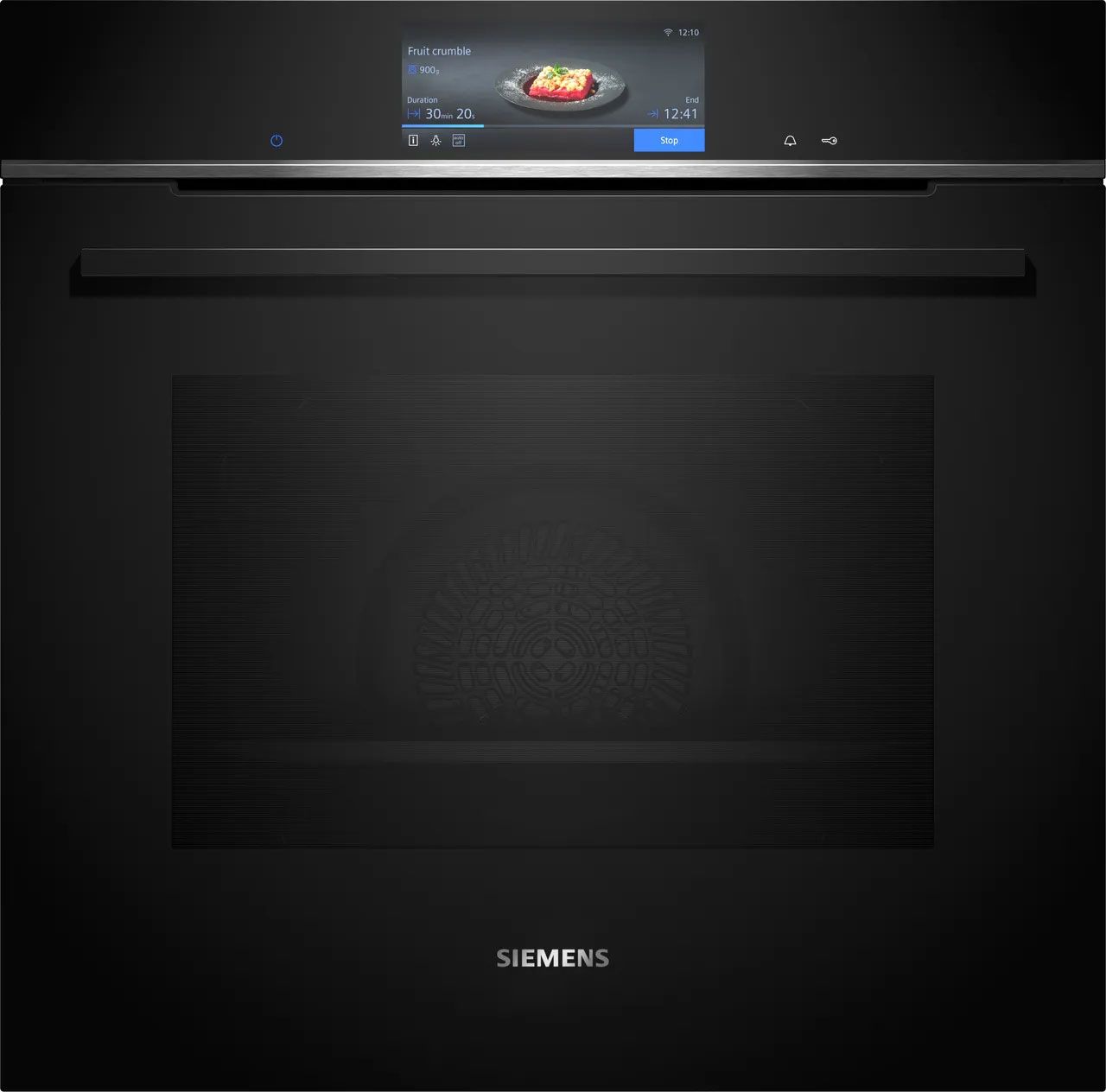 Siemens HB778G3B1B Built-In Electric Single Oven - Black - 71L - TFT Touchdisplay