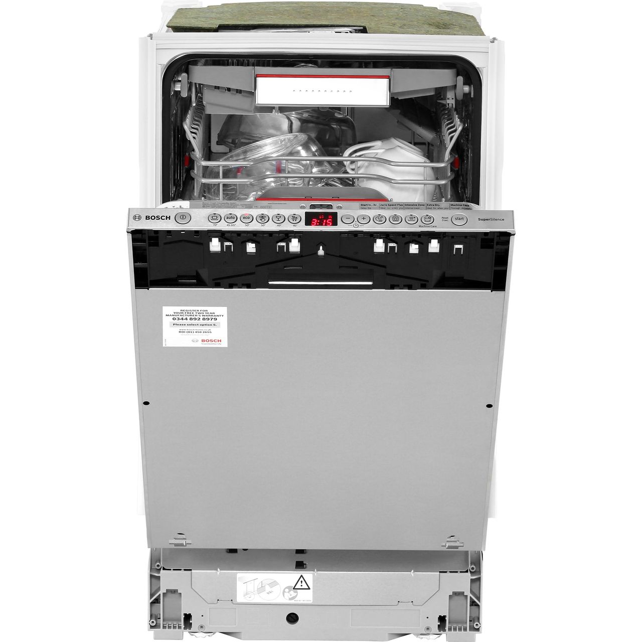 Bosch Serie 6 SPV66TX00G Fully Integrated Slimline Dishwasher Review