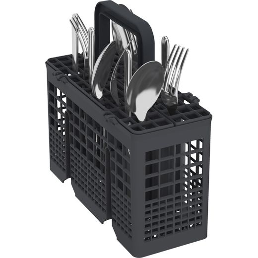 Beko Slimline Dishwasher - Black - Cutlery basket shot