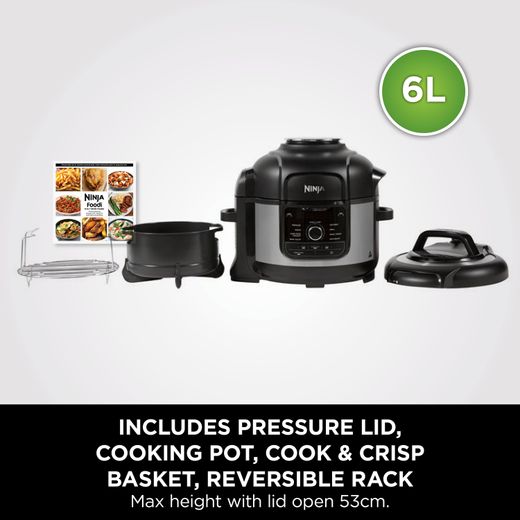 Ninja Foodi OP350UK 6 Litre Multi Cooker - Black / Silver - Annotation - Accessories