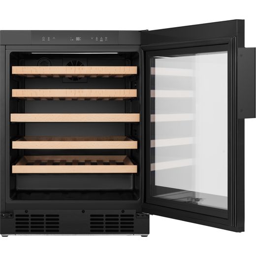 Hisense Wine Cooler - Black  - Front with door open shot