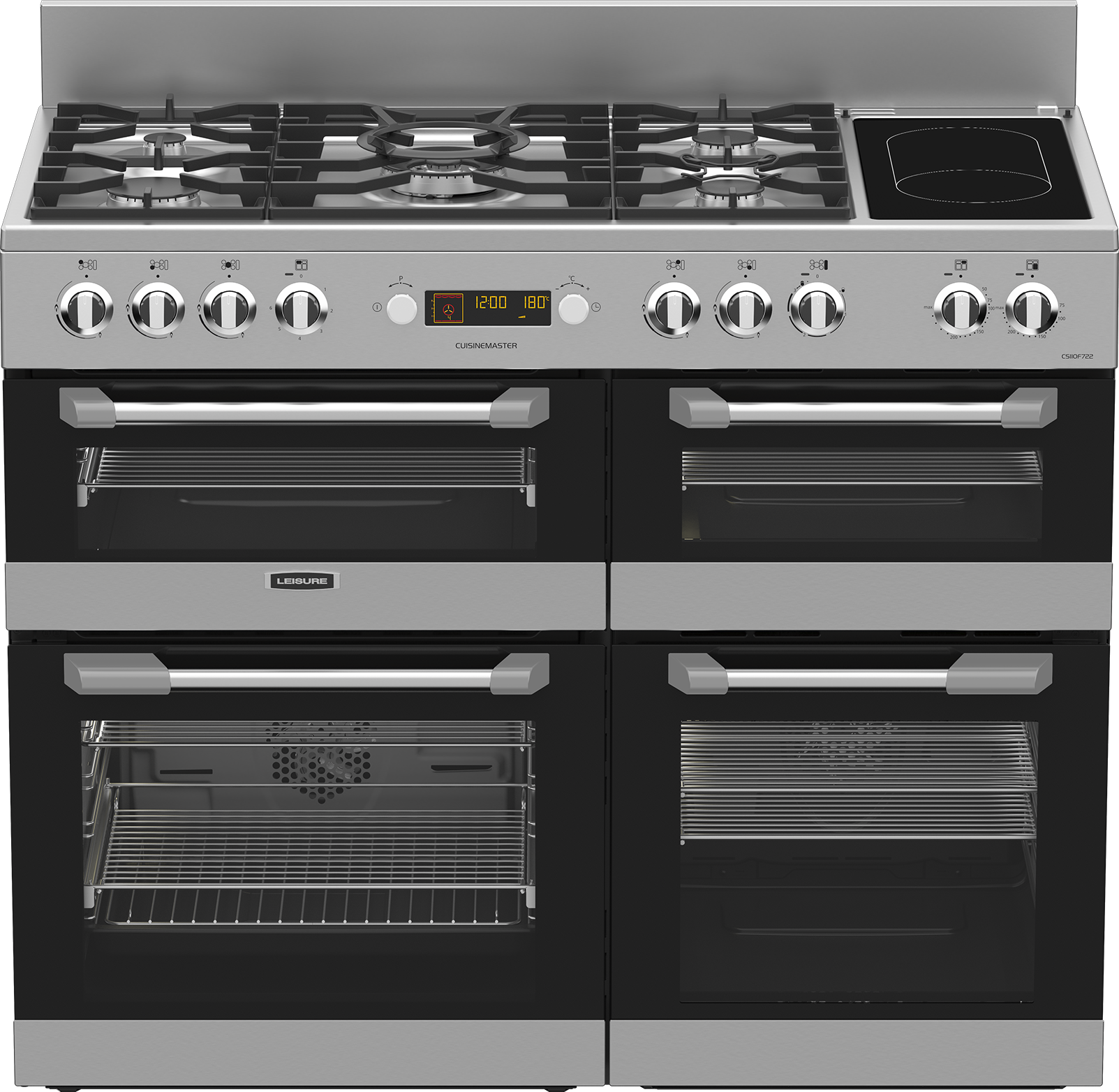 Leisure Cuisinemaster CS110F722X 110cm Dual Fuel Range Cooker - Stainless Steel - A/A/A Rated, Stainless Steel