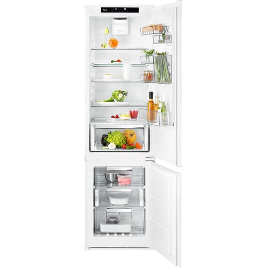 AEG SCE819E5TS Integrated 70/30 Frost Free Fridge Freezer with Sliding Door Fixing Kit - White - E Rated