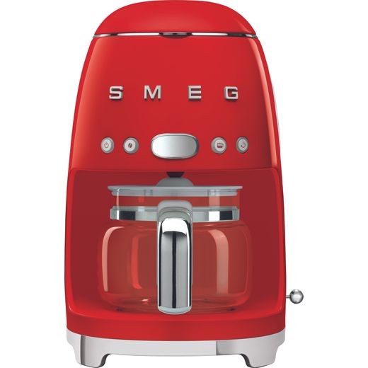 Smeg 50's Retro Filter Coffee Machine with Timer - Red
