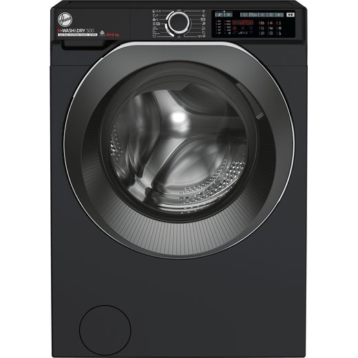 Hoover H-WASH 500 HDD4106AMBCB Wifi Connected 10Kg / 6Kg Washer Dryer with 1400 rpm - Black - D Rated