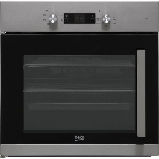 Beko BIF22300XL Built In Electric Single Oven with added Steam Function - Stainless Steel - A Rated