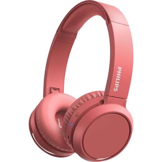 Philips On-Ear Wireless Bluetooth Headphones - Red