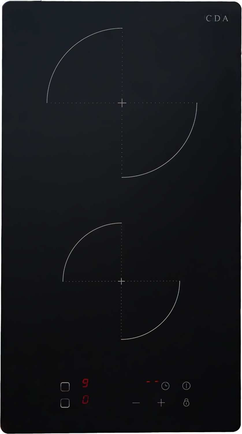Image of CDA 2 Zone SCN030FR 29cm Induction Hob - Black, Black