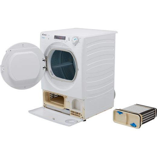 Candy 10Kg Condenser Tumble Dryer - White - Door open