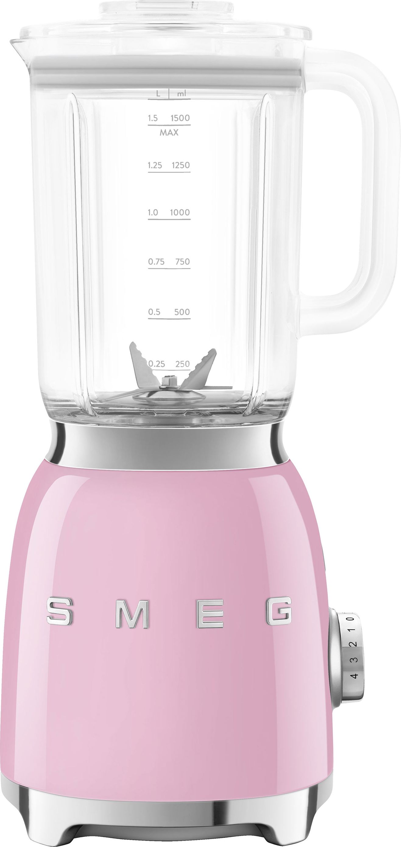 Image of Smeg 50's Retro BLF03PKUK Blender - Pink, Pink