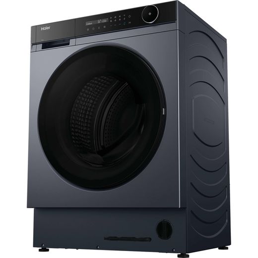 Haier Series 8 HWB100B14858GUUK Integrated 10kg Washing Machine with 1400 rpm - Graphite - Left perspective shot
