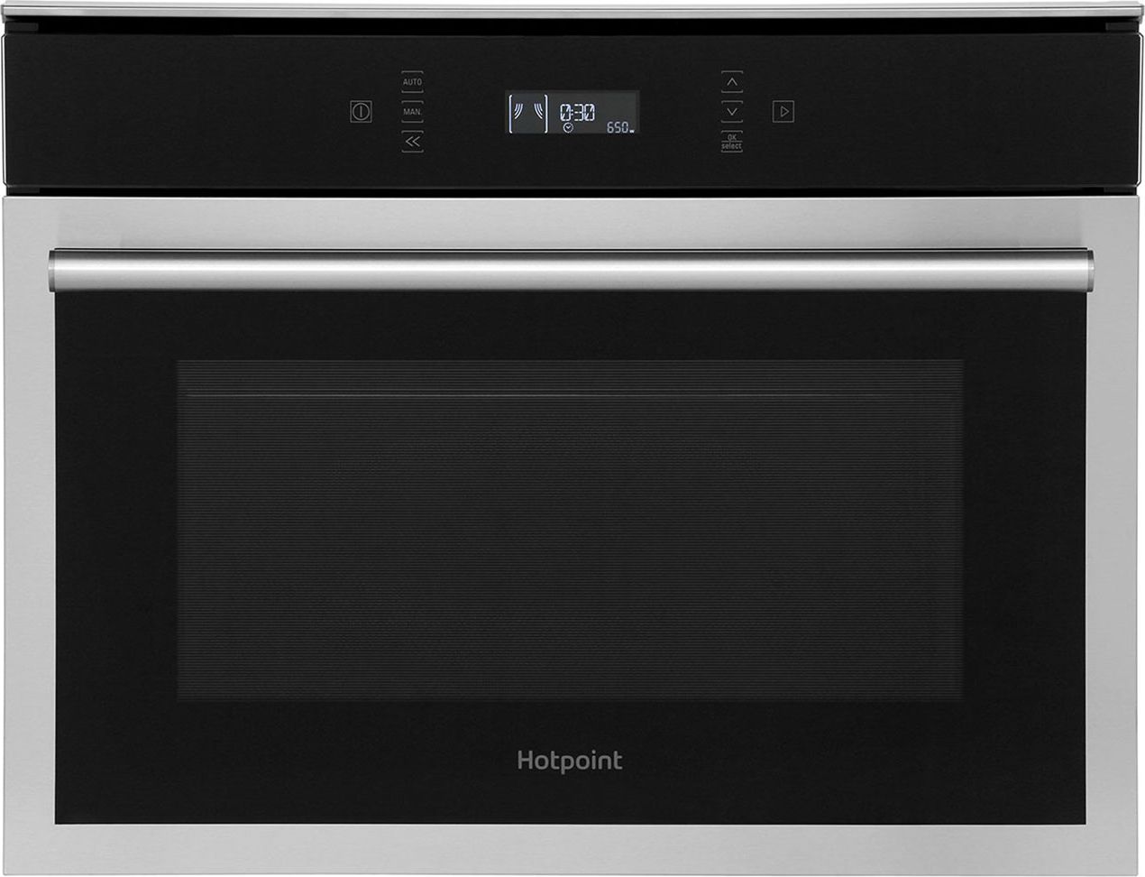 Hotpoint Class 6 MP676IXH Built In 46cm Tall Microwave - Stainless Steel, Stainless Steel