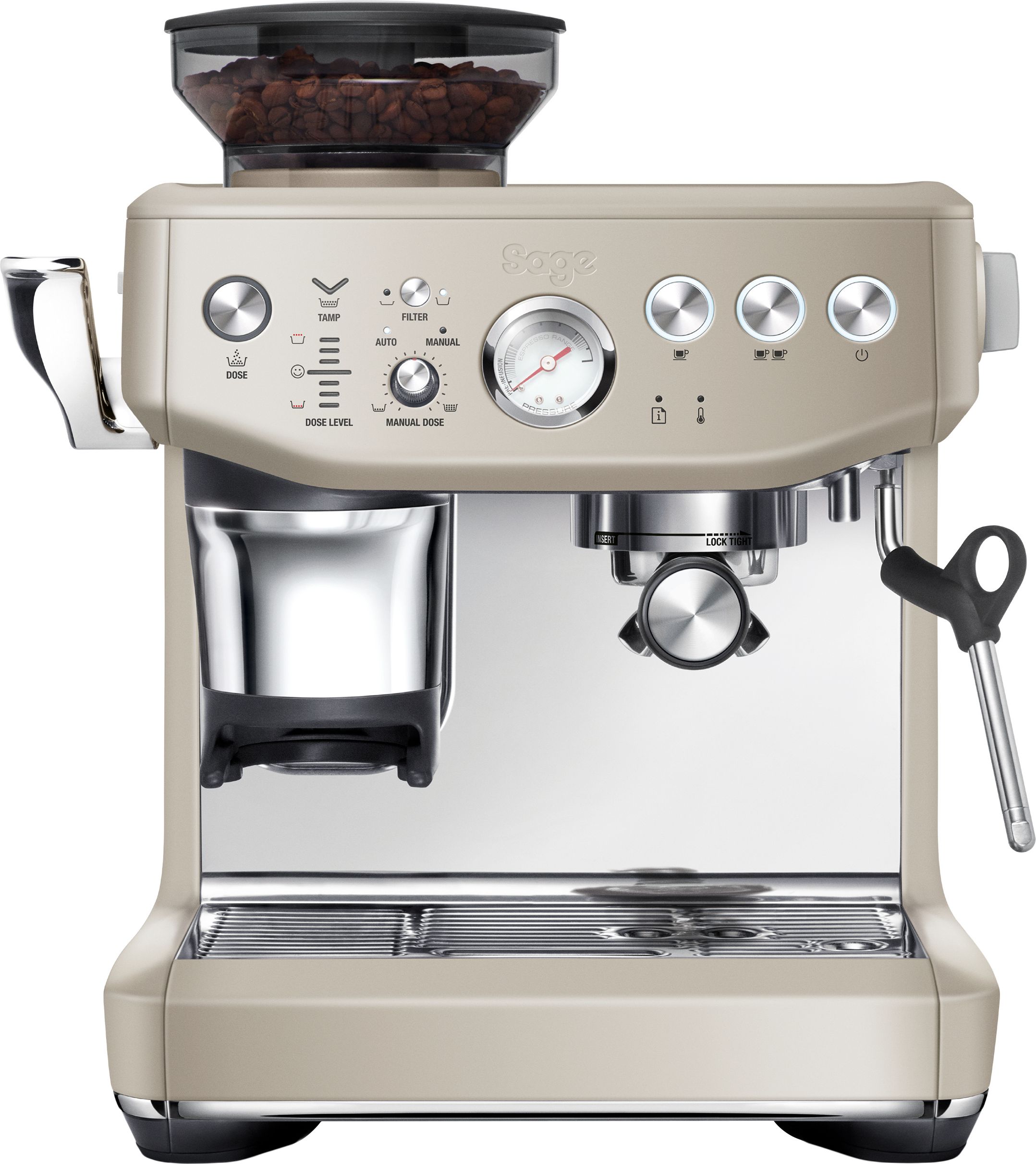 Sage Barista Express Impress Espresso Machine - Gold - SES876ALM4GUK1