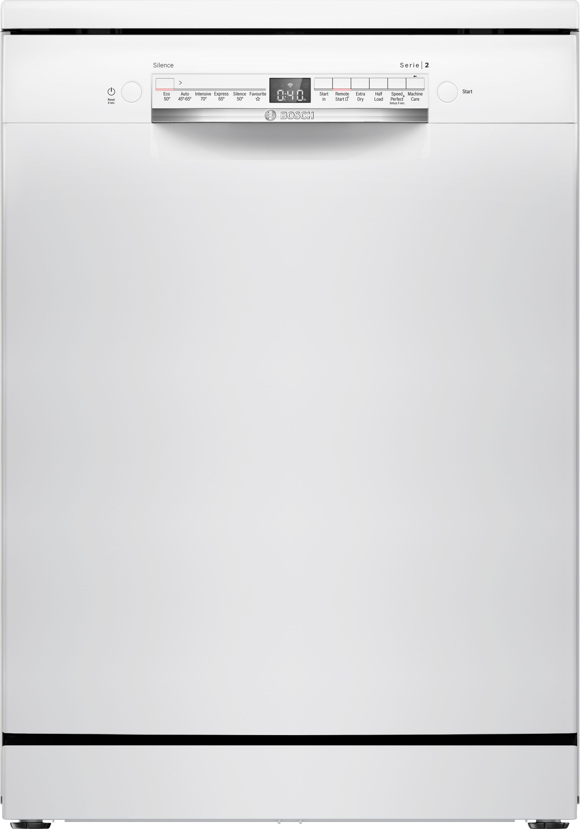 Image of Bosch Series 2 SMS2HVW06G Full Size Dishwasher - White - C Rated, White