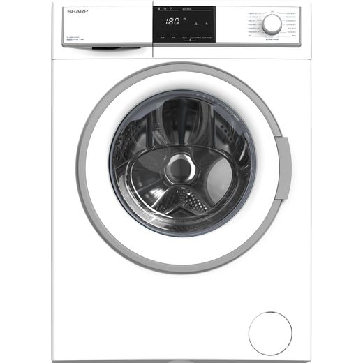 Sharp ES-HFB0143WD-EN 10Kg Washing Machine with 1400 rpm - White - D Rated