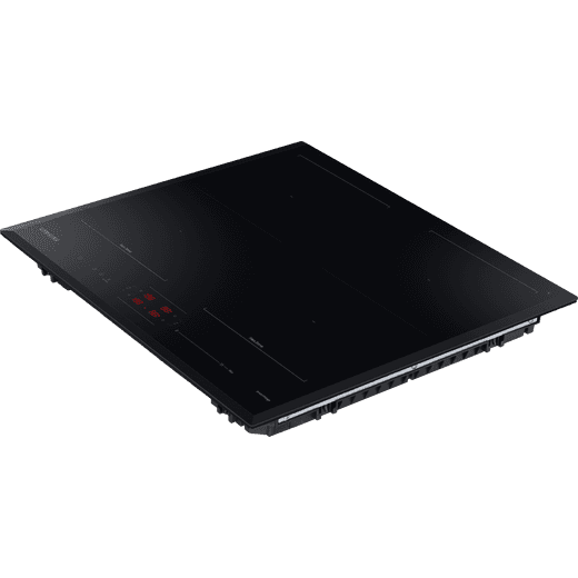 Samsung Series 5 NZ64B5066KK 59cm Induction Hob - Black - Left perspective