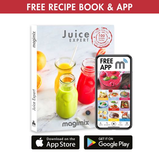 Magimix Juicer - Black / Stainless Steel - Annotation - Free recipe book