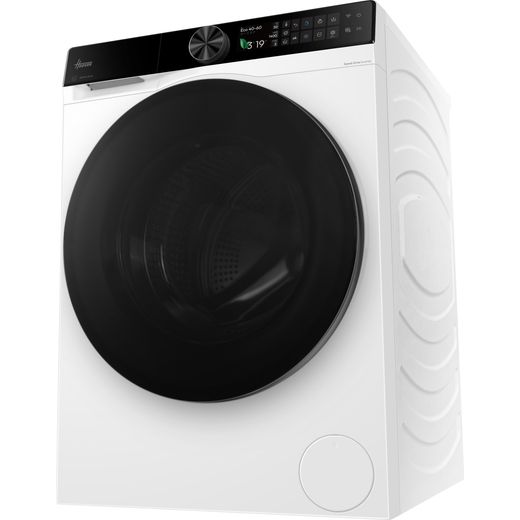 Hoover Pro Wash Series 7 HBQD 410BL10U-80 10kg WiFi Connected Washing Machine with 1400 rpm - White - left perspective shot